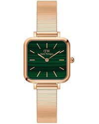 Daniel Wellington - Quadro Studio 23k Rose Gold Pvd Plated Stainless Steel Watch 22 X 22mm - Lyst