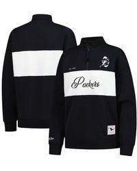 Mitchell & Ness - Green Bay Packers Quarter-zip Jacket - Lyst
