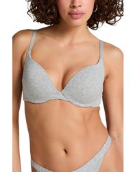 Hunkemöller - Cotton Padded Underwired Push-up Bra - Lyst