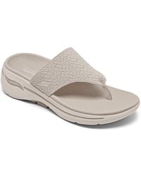 Skechers Martha Stewart- Go Walk Arch Fit Sandal - Sahara Sandals From ...