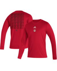 adidas - New York Bulls Club Long Sleeve T-shirt - Lyst