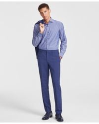 BOSS - Hugo By Modern-fit Windowpane Check Suit Pants - Lyst
