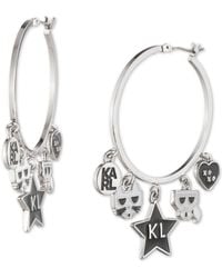 Karl Lagerfeld Earrings for Women - Up to 47% off | Lyst