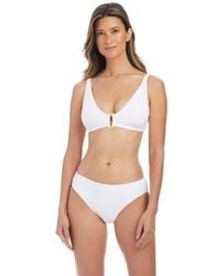 Bleu Rod Beattie - Over The Shoulder Textured Swim Bikini Top Bottoms - Lyst