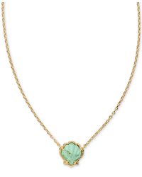Kendra Scott - 14k Gold-plated Stone Shell 19" Pendant Necklace - Lyst