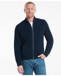 Lands' End - Long Sleeve Drifter Full Zip Cardigan Sweater - Lyst