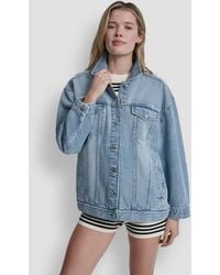 DKNY - Denim Trucker Jacket - Lyst