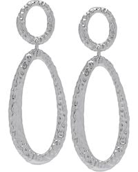 Macy's - Oval Drop Stud Earrings - Lyst