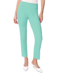 Jones New York - Solid Stretch Twill Ankle Pants - Lyst