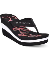 tommy hilfiger flip flops womens sale