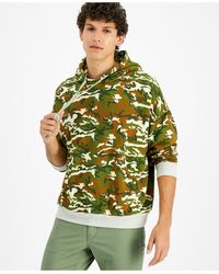 Sanctuary Camo Pullover Hoodie - Green