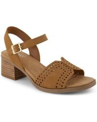 TOMS - Eloise Block Heel Dress Sandals - Lyst