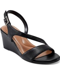 Easy Spirit - Zoe Asymmetrical Strap Wedge Sandals - Lyst