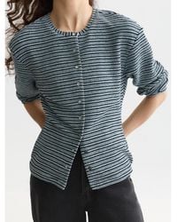 Scotch & Soda - Scotch And Soda Sweatshirts Stripe Button Down Sweatshirt - Lyst