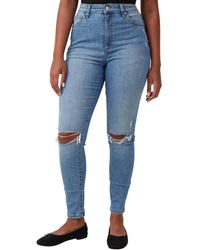 Cotton On - Curvy High Stretch Skinny Jeans - Lyst
