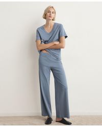Mango - Long Cotton Pajama Pants - Lyst