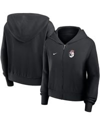 Nike - San Francisco Giants Cropped Chill Full-zip Hoodie Jacket - Lyst