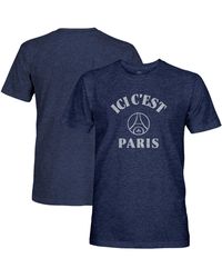 1863fc - Paris Saint-germain Team Arch Vintage Tri-blend T-shirt - Lyst