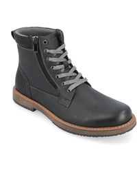 Vance Co. - Metcalf Tru Comfort Foam Lace-up Round Toe Ankle Boot - Lyst