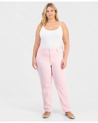 Jones New York - Plus Size Lexington High-rise Straight-leg Jeans - Lyst