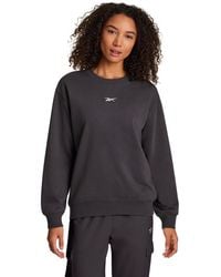 Reebok - Oversized Vector Crewneck Top - Lyst