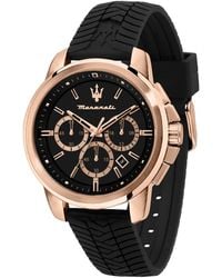 Maserati - Chronograph Silicone Watch - Lyst