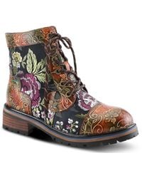 L'ARTISTE - Fantastic Leather Booties - Lyst