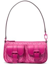 Michael Kors - Zoe Small Convertible Pouchette Shoulder Bag - Lyst