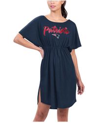 G-III 4Her by Carl Banks - New England Patriots Versus Swim Cover-up - Lyst