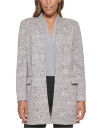 calvin klein gray blazer