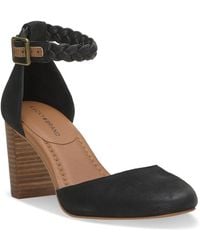 Lucky Brand - Kainda Braided Ankle-strap Block-heel Pumps - Lyst