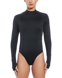 Nike - Hydralock Fushion Long Sleeve One Piece Swimsuit - Lyst