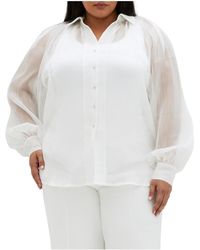 City Chic - Plus Size Iliana Shirt - Lyst