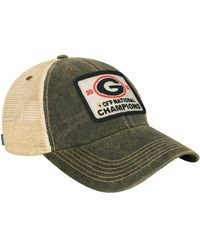 Legacy Athletic - Georgia Bulldogs College Football Playoff 2022 National Champions Lockup Patch Trucker Adjustable Hat - Lyst