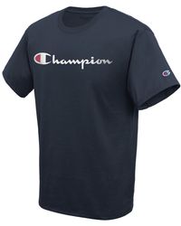 Champion - Life® Tee, Script Logo - Lyst
