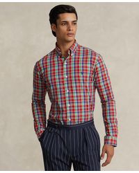 Polo Ralph Lauren - Classic-fit Plaid Stretch Poplin Shirt - Lyst