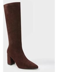BERNESS - Adele Block Heel Knee High Boots - Lyst