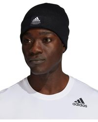 adidas Grey Patterned Beanie for Men | Lyst