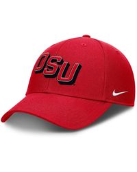 Nike - Ohio State Buckeyes Slanted Primetime Rise Performance Adjustable Hat - Lyst