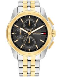 Tommy Hilfiger - Quartz Two-tone Stainless Steel Watch 44mm - Lyst