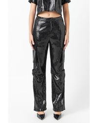 Endless Rose - Sequins Cargo Pants - Lyst