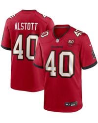 Nike - Mike Alstott Tampa Bay Buccaneers 50th Season Team Game Jersey - Lyst