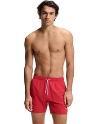 BOSS - Boss By Quick-drying Logo Print Swim Shorts - Lyst