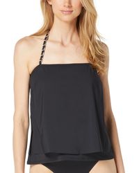 Michael Kors - Michael Chain-strap Halter Tankini Top - Lyst