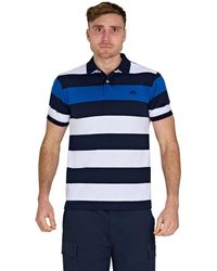 Raging Bull - Jersey Contrast Panel Polo - Lyst