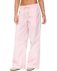 Edikted - Annabella Nylon Track Pants - Lyst