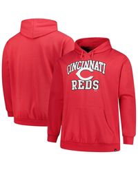 '47 - Â Cincinnati S Big Tall Velocity Fleece Pullover Hoodie - Lyst