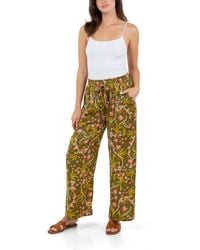 Fever - Print Drawstring Pant - Lyst