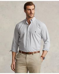 Polo Ralph Lauren - Big & Tall Plaid Stretch Poplin Shirt - Lyst