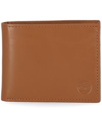 Timberland - Cloudy Contrast Passcase Leather Wallet - Lyst